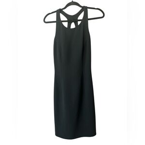 Andrea Polizzi for Rex Lester black fitted mini dress NWOT